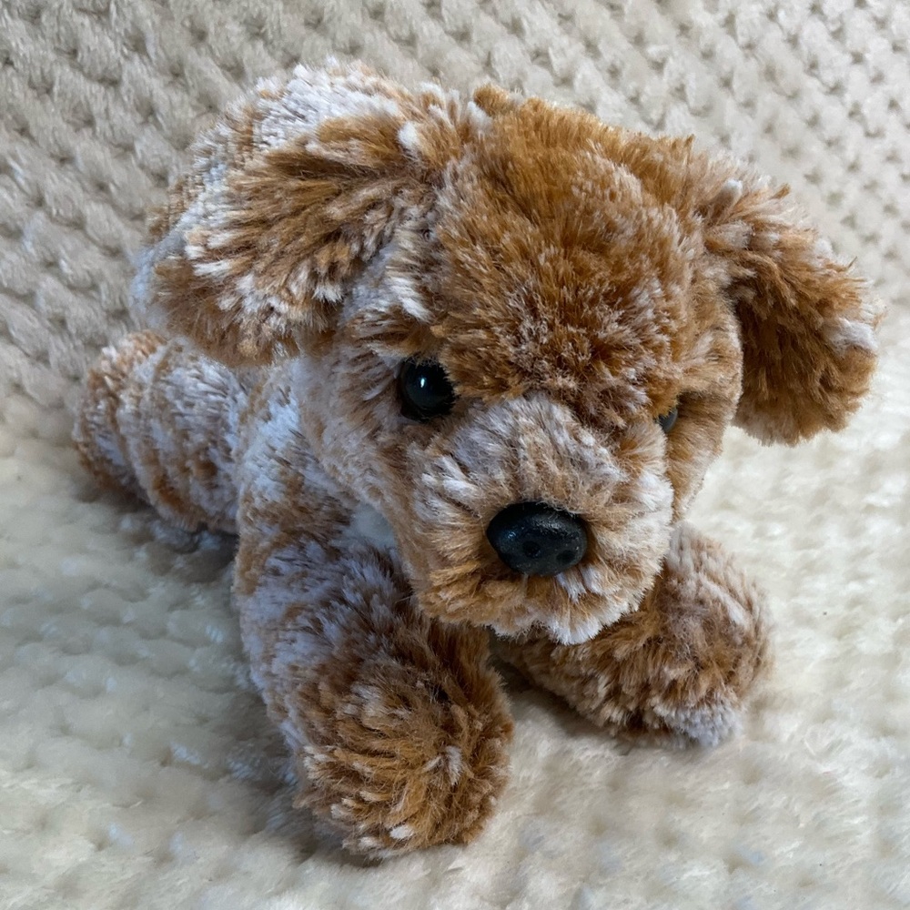 Aurora World Plush Mini Flopsie Coco Lab Puppy Dog Stuffed Animal Toy
